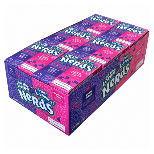Nerds Grape & Strawberry Candy 46.7g - 24 Pack