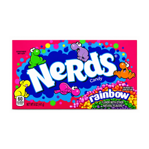 Nerds Candy Rainbow Theatre Pack 141g - 12 Pack