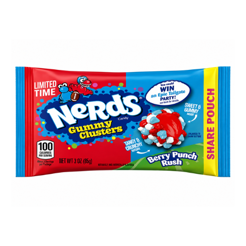 Nerds Gummy Clusters Berry Punch Rush 3oz - 12 Pack