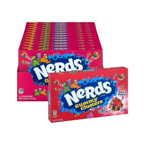 Nerds Gummy Clusters Theater Box 85g - 12 Pack