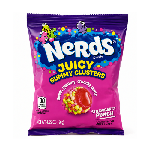 Nerds Juicy Gummy Clusters 127g - 12 Pack