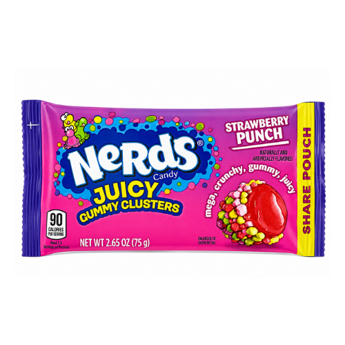 Nerds Juicy Gummy Clusters 71g - 12 Pack