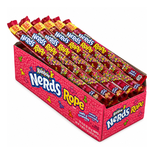 Nerds Rope Rainbow Candy - 24 Pack