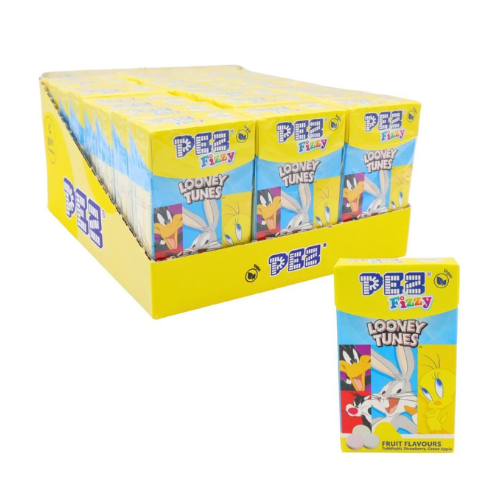 PEZ Fizzy Looney Tunes 30g (UK) - 24 Pack
