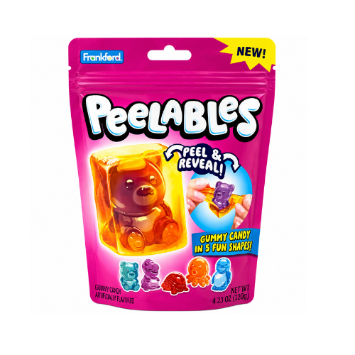 Peelables Animals Gummy 120g - 9 Pack