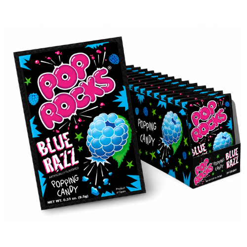Pop Rocks Blue Razz 9.5g - 24 Pack