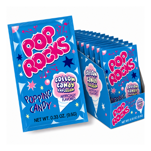 Pop Rocks Cotton Candy Explosion - 24 Pack