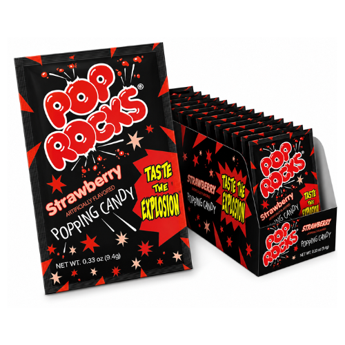 Pop Rocks Strawberry 9.5g - 24 Pack