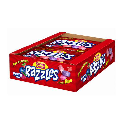 Razzles Berry Mix Candy 45g - 24 Pack