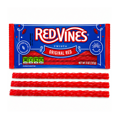 Red Vines Original Red Licorice Twists 142g - 24 Pack