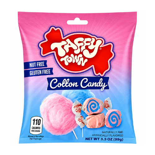 Salt Water Taffy - Cotton Candy 99g - 12 Pack
