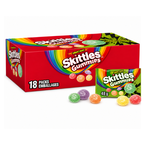 Skittles Gummies Sour 48g - 18 Pack