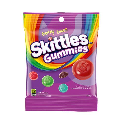 Skittles Wild Berry Gummies Candy 164.4g - 12 Pack