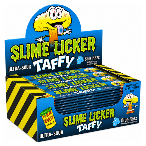 Slime Licker Blue Razz Taffy 20g - 48 Pack