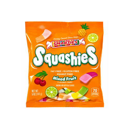 Smarties Squashies Mixed Fruit 142g - 12 Pack