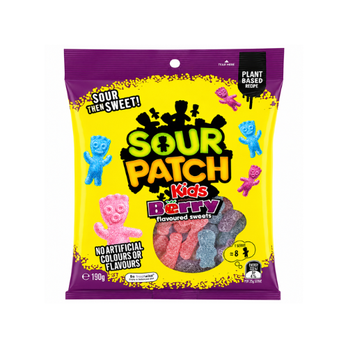 Sour Patch Kids Berry 190g (Australia) - 20 Pack