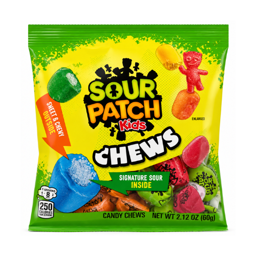 Sour Patch Kids Chews Assorted 60g - 12 Pack