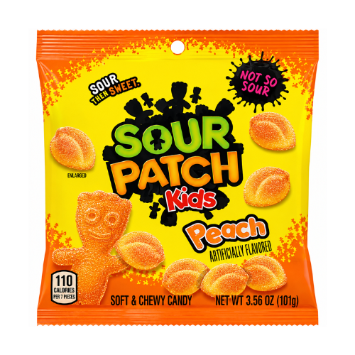 Sour Patch Kids - Peach 101g- 12 Pack