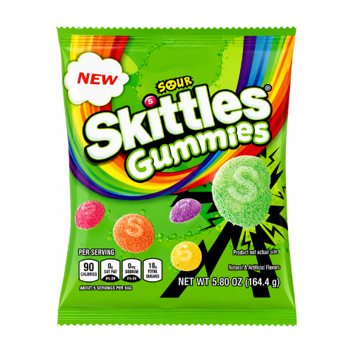 Sour Skittles Gummies 164.4g - 12 Pack