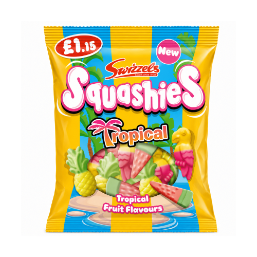 Squashies Tropical (UK) 100g - 12 Pack