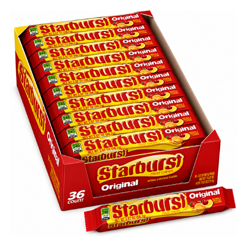 Starburst Original Fruit Candy 58g - 36 Pack