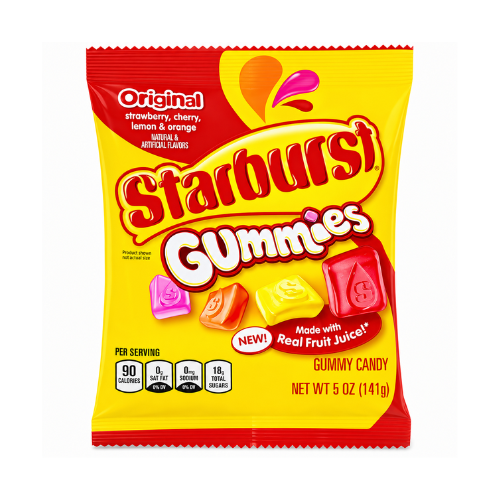 Starburst Gummies Original 141g - 12 Pack