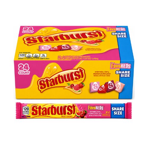 Starburst FaveREDS King Size 97.8g - 24 Pack