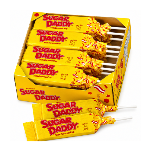 Sugar Daddy Suckers 48g - 24 Pack