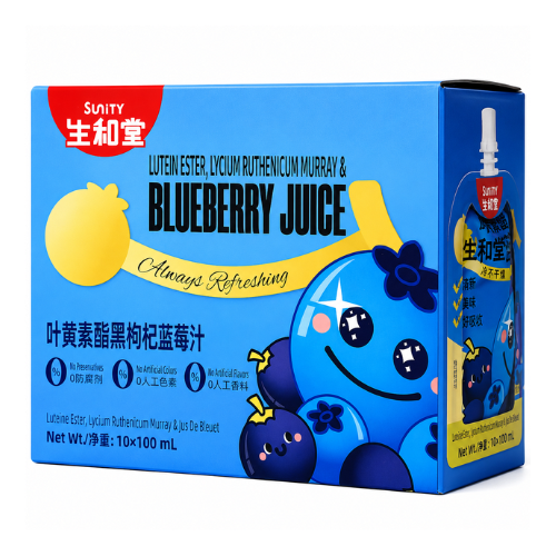 Sunity Black Goji & Blueberry Juice 100ml - 10 Pack