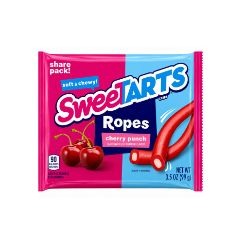 Sweetarts Ropes Cherry Punch Share Size 99g - 12 Pack