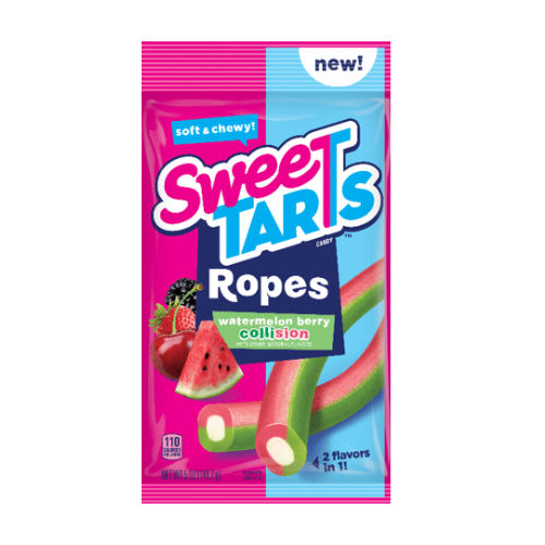 Sweetarts Ropes Watermelon Berry Collision 141g - 12 Pack