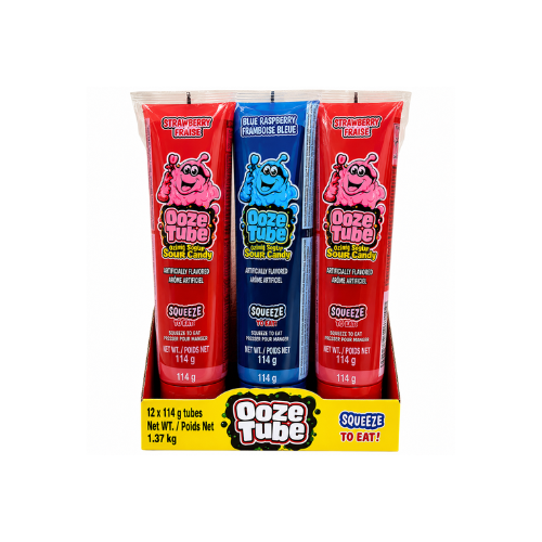 Sweet Bandit Ooze Tube Candy Gel 114g - 12 Pack