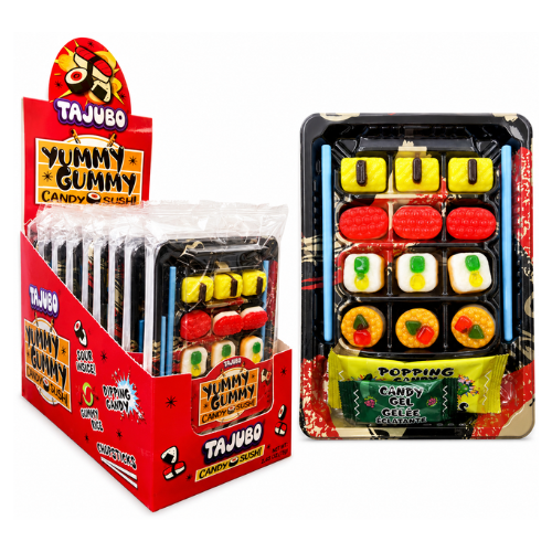 Tajubo Sushi Gummy Tray 46g - 10 Pack