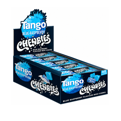 Tango Blue Raspberry Chewbies 28g (UK) - 40 Stick