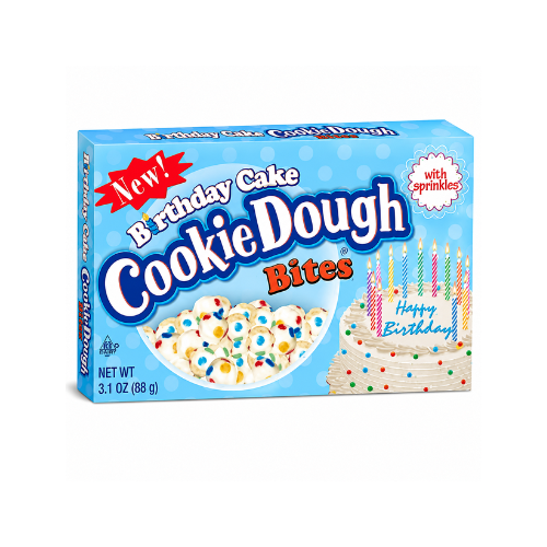 Taste of Nature Birthday Cake Cookie Dough Bites Theater Box 88g - 12 Pack