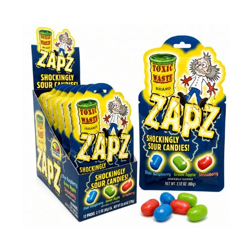 Toxic Waste ZAPZ 60g - 12 Pack