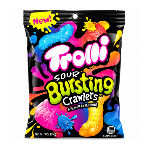 Trolli Sour Bursting Crawlers 120g - 12 Pack