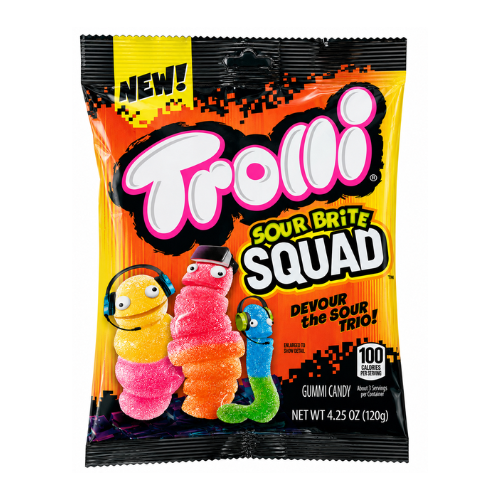 Trolli Sour Brite Squad 120g - 12 Pack