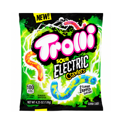 Trolli Sour Electric Crawlers 120g - 12 Pack