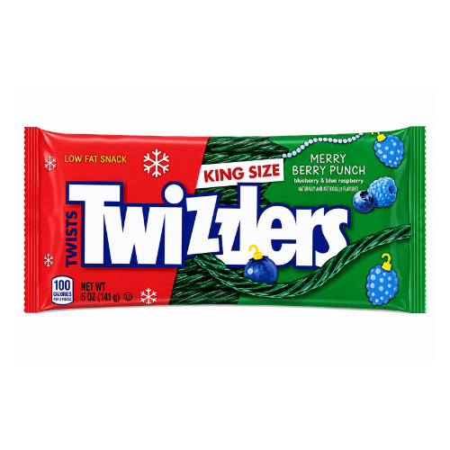 Twizzlers Merry Berry Punch King Size 141g - 15 Pack