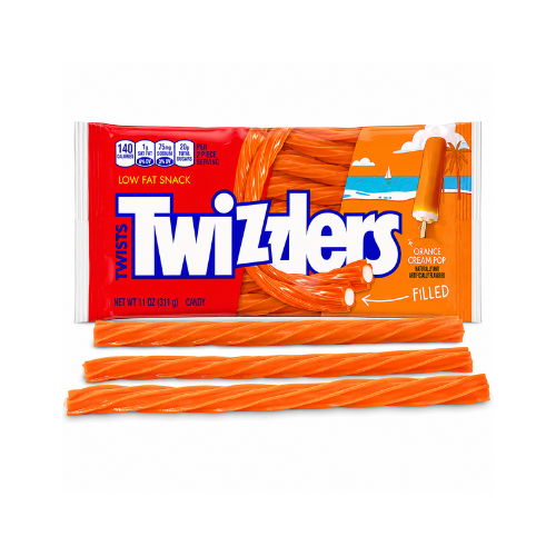 Twizzlers Orange Cream Pop 311g - 12 Pack