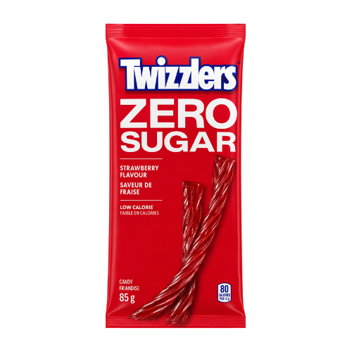 Twizzlers Strawberry Twists Sugar Free Candy 141g - 12 Pack
