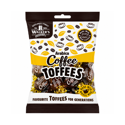 Walker's Arabica Coffee Toffee (UK) 150g - 12 Pack