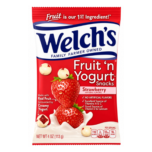 Welch's Fruit 'n Yogurt Strawberry 113g - 12 Pack