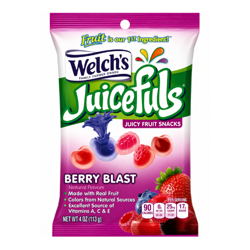 Welch's Juicefuls Berry Blast 113g - 12 Pack
