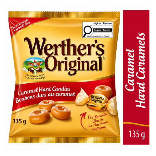 Werther's Original Caramel Hard Candies 135g - 14 Pack