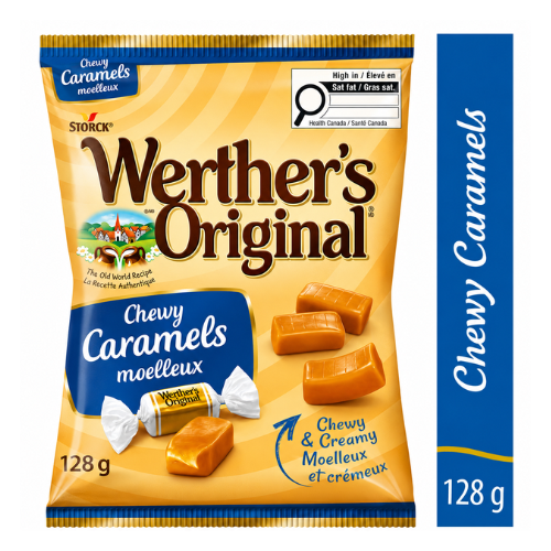 Werther's Original Chewy Caramels 128g - 12 Pack