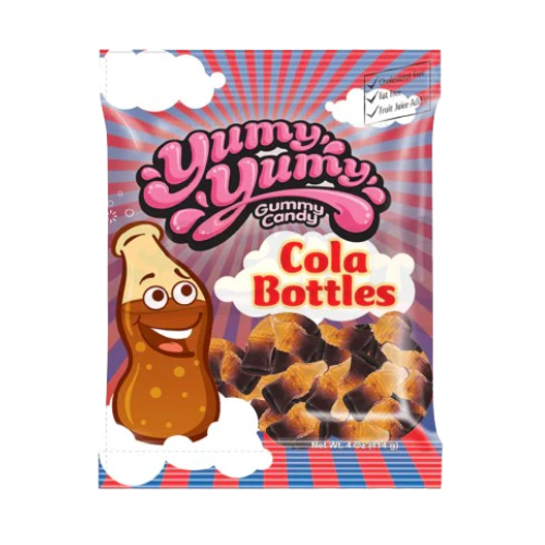 Yumy Yumy Cola Bottles 114g - 12 Pack