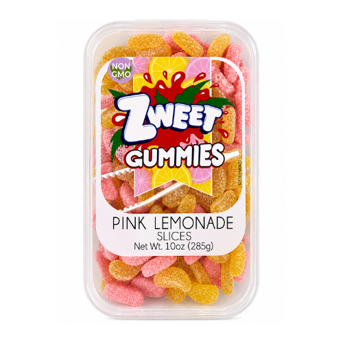 Zweet Gummies Pink Lemonade Slices 10oz - 6 Pack