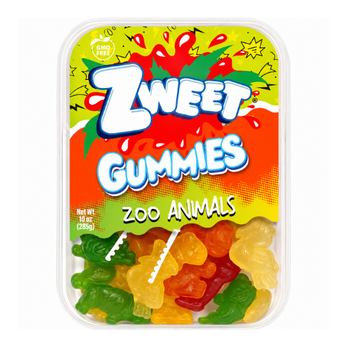 Zweet Gummies Zoo Animals 285g - 6 Pack